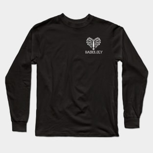 Radiology, technologist's radiologic Xray tech, chest heart Long Sleeve T-Shirt